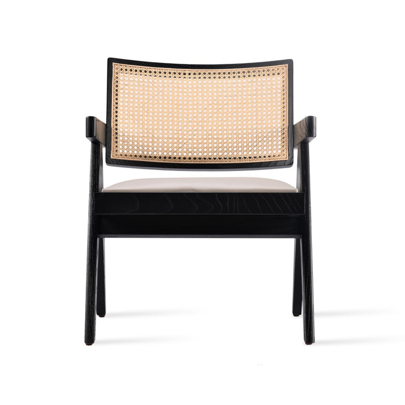 Pierre J Lounge Half Wicker Armchair