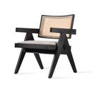 Pierre J Lounge Half Wicker Armchair