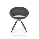 Crescent Carrot Swivel Chair