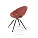Crescent Carrot Swivel Chair