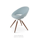 Crescent Carrot Swivel Chair