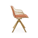 Zebra Sword Swivel Armchair