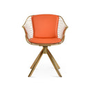 Zebra Sword Swivel Armchair