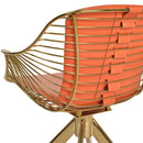 Zebra Sword Swivel Armchair