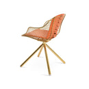 Zebra Stick Swivel Armchair