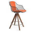 Zebra Pyramid Swivel Stools