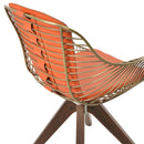 Zebra Pyramid Swivel Stools