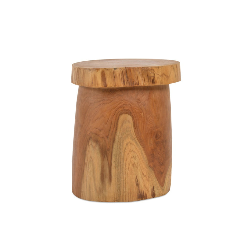 Earth Pillar Teak Side Table