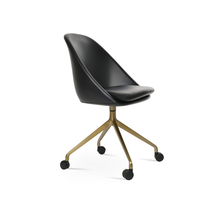 Avanos Spider Swivel Dining Chair with Casters