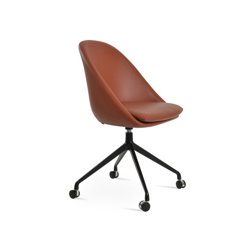 Avanos Spider Swivel Dining Chair with Casters