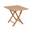 Pamela Teak Folding Square Dining Table