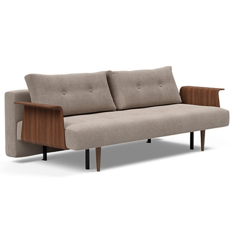 Recast Plus Sofa Bed Dark Styletto With Arms