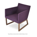 Harput Sled Wood Lounge Chair