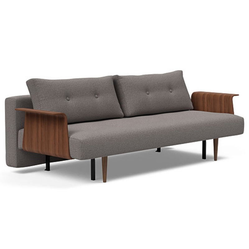 Recast Plus Sofa Bed Dark Styletto With Arms