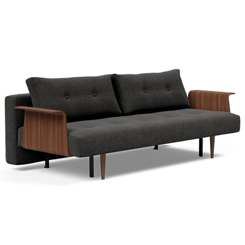 Recast Plus Sofa Bed Dark Styletto With Arms