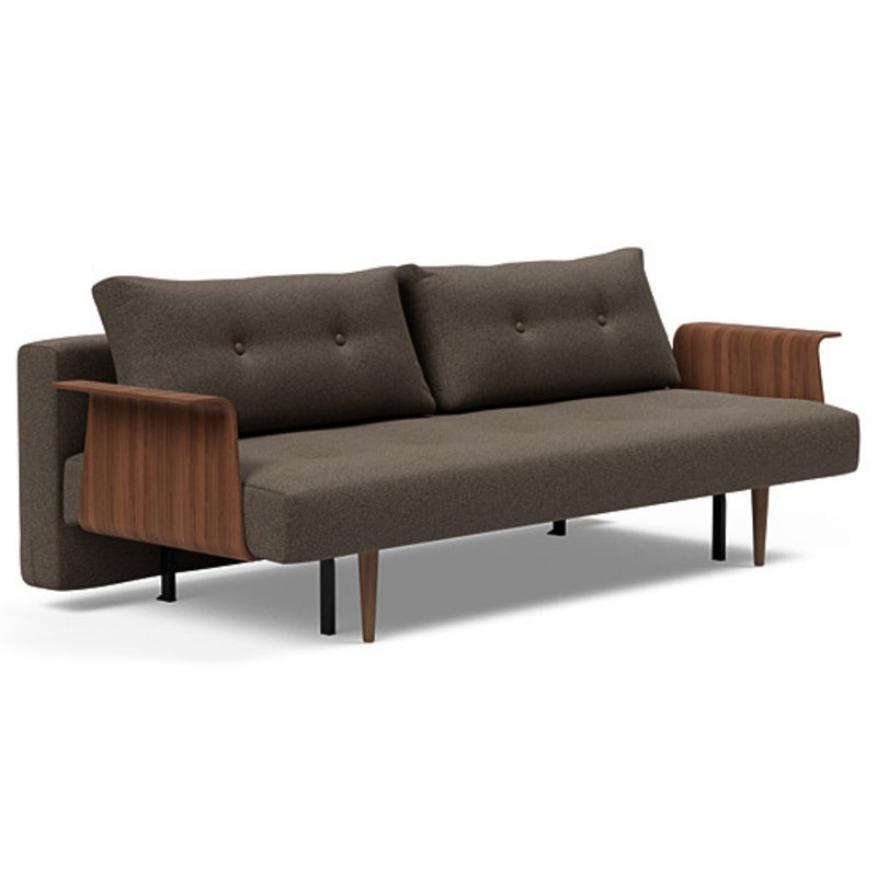 Recast Plus Sofa Bed Dark Styletto With Arms