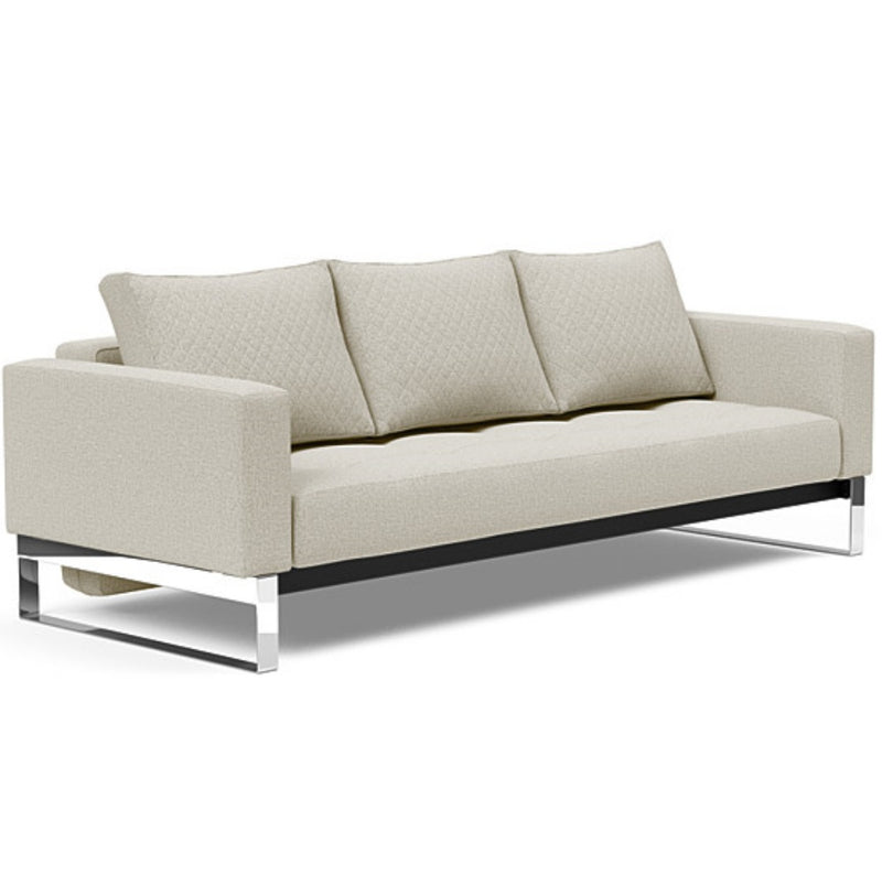 Cassius Quilt Chrome Sofa Bed