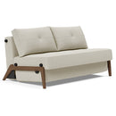 Cubed Full Size Sofa Bed With Dark Wood Legs