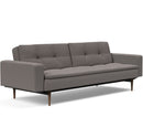 Dublexo Styletto Sofa Bed Dark Wood With Arms