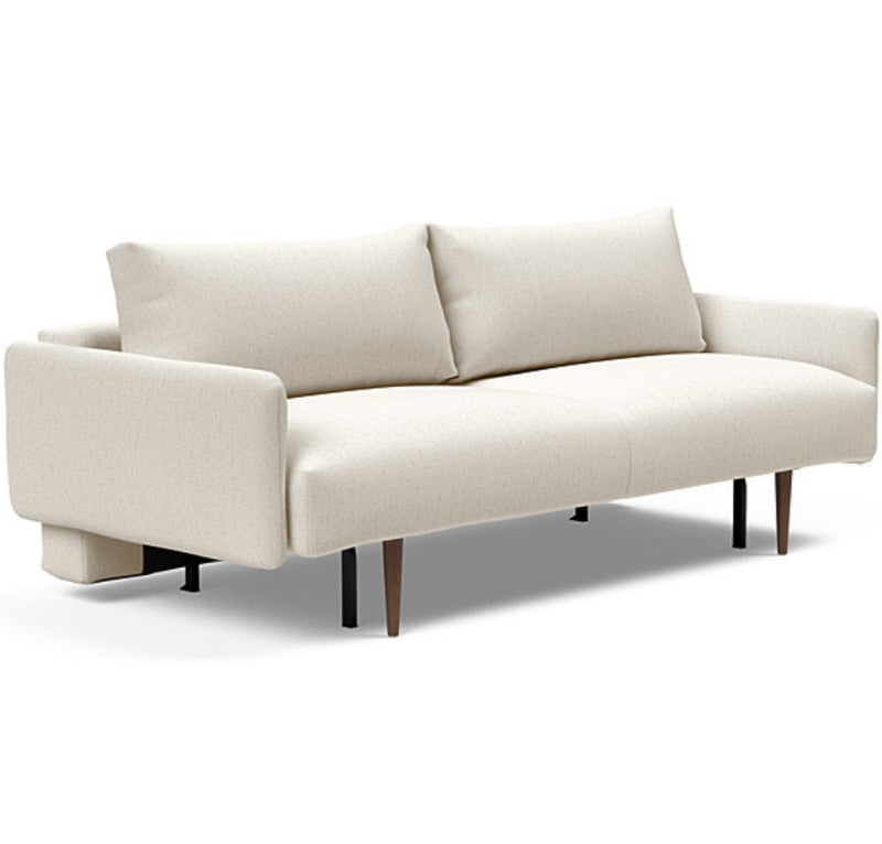 Frode Dark Styletto Sofa Bed Upholstered Arms