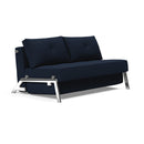 Cubed Full Size Sofa Bed With Chrome Legs