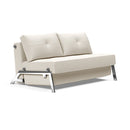 Cubed Full Size Sofa Bed With Chrome Legs