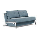 Cubed Full Size Sofa Bed With Chrome Legs