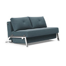 Cubed Full Size Sofa Bed With Chrome Legs