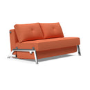 Cubed Full Size Sofa Bed With Chrome Legs