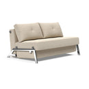 Cubed Full Size Sofa Bed With Chrome Legs