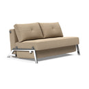 Cubed Full Size Sofa Bed With Chrome Legs