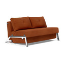 Cubed Full Size Sofa Bed With Chrome Legs