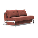 Cubed Full Size Sofa Bed With Chrome Legs