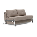 Cubed Full Size Sofa Bed With Chrome Legs