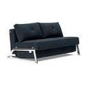 Cubed Full Size Sofa Bed With Chrome Legs