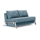 Cubed Full Size Sofa Bed With Chrome Legs