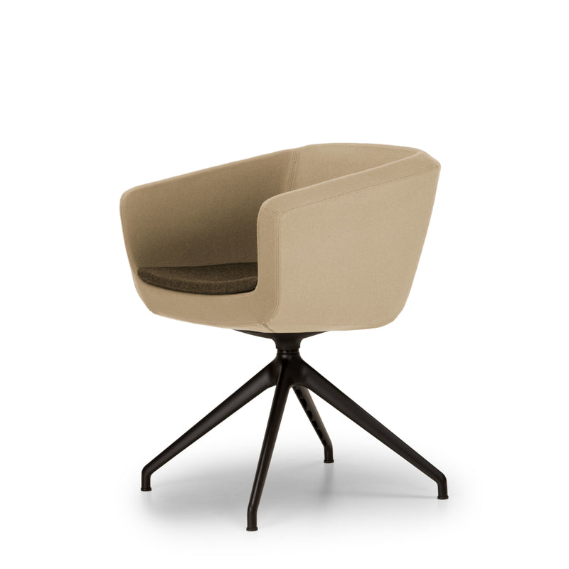 Arca Chair 4-Spoke Aluminum Swivel Chair