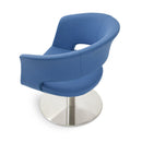 Buy Curvy Wide Round Swivel Base Lounge Chair | 212Concept