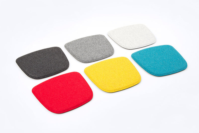 Modern Maharam Kvadrat Wool Seatpads for Kubikoff Armchair Collection in all colors