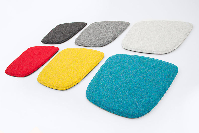 Modern Maharam Kvadrat Wool Seatpads for Kubikoff Armchair Collection 