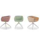 Arca Mini 4-Spoke Polypropylene Swivel Chair