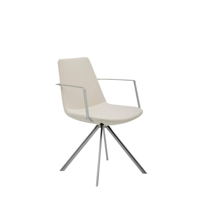 Pera Ellipse Swivel Armchair