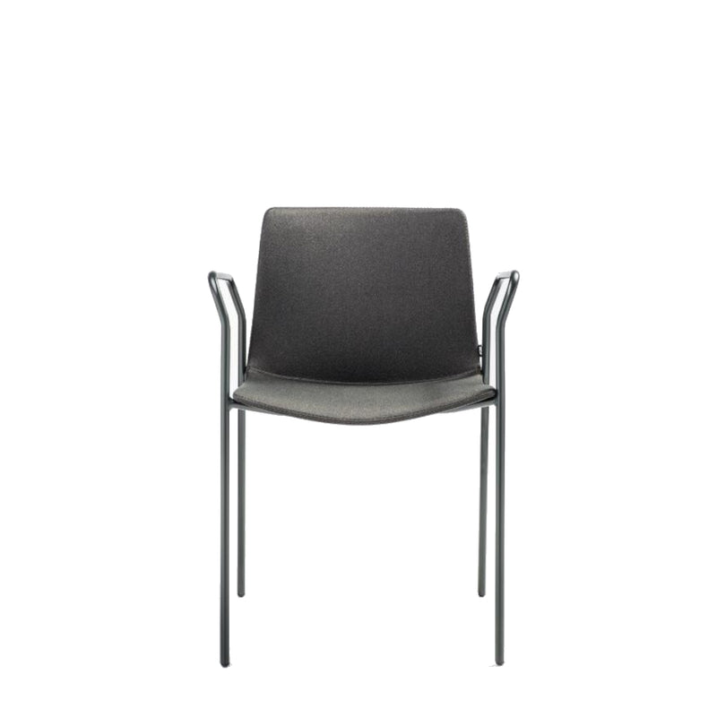 Rest 4-Leg Stacking Chair Upholstered