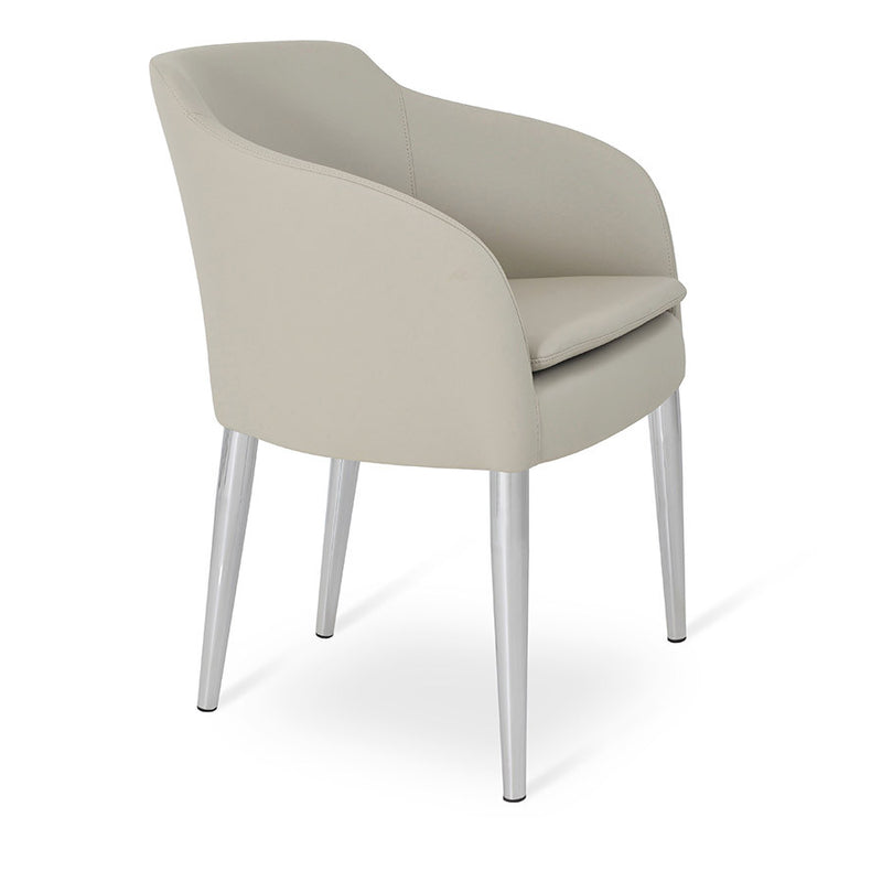 Buy Contemporary Hotel Dining Armchair With Metal Legs | 212Concept