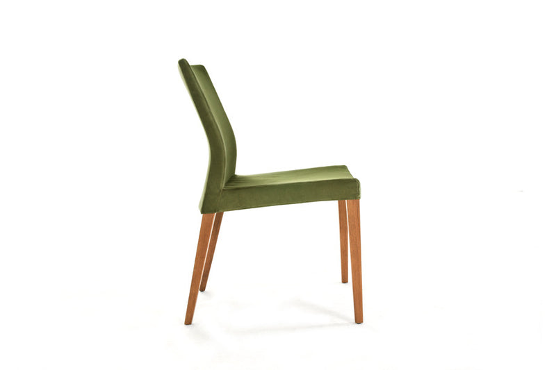 Side Chair with Wooden Legs 