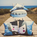 Modern Geometric and Criatures Blue  Cushions | 212Concept