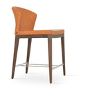 Buy Curvy Capri Stool With Wooden Legs | 212Concept