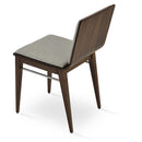 Buy Plywood Shell Restaurant Chair With Leather Seatpad | 212Concept