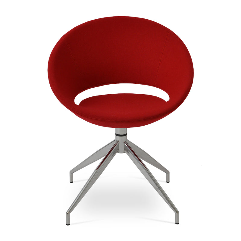 Crescent Spider Swivel Chair