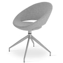 Buy Ample Seat Swivel Base Curvy Crescent Spider Chair | 212Concept